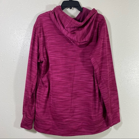 BCG Hoodie Unisex X-Large Athletic Sweatshirt Pink Insulated Kangaroo Pockets - Picture 4 of 5